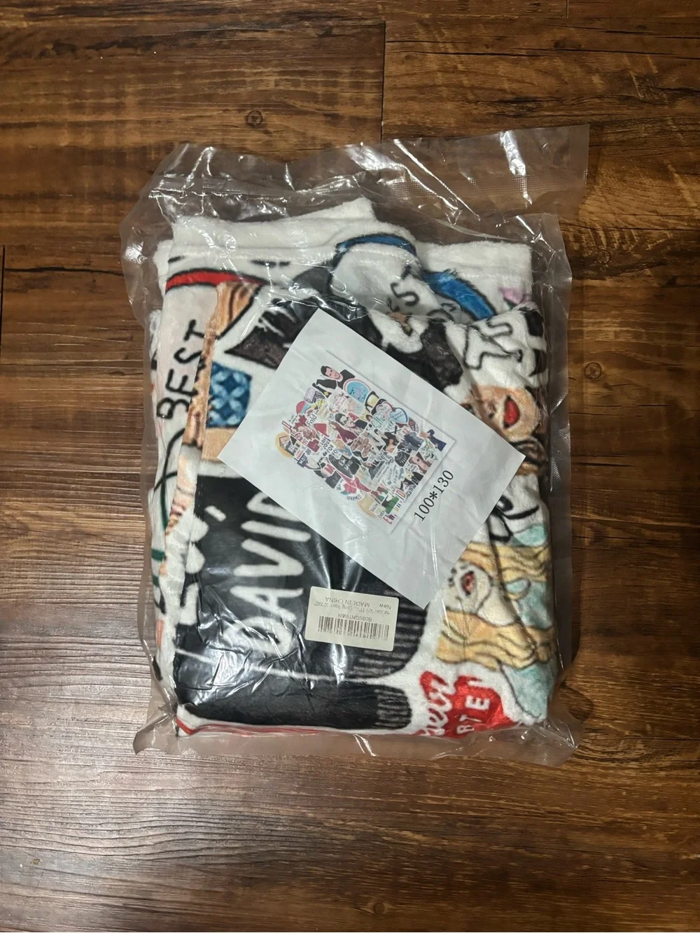 Schitt’s Creek multicolored blanket